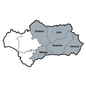 ALMERÍA - GRANADA - MÁLAGA - JAÉN - CÓRDOBA
