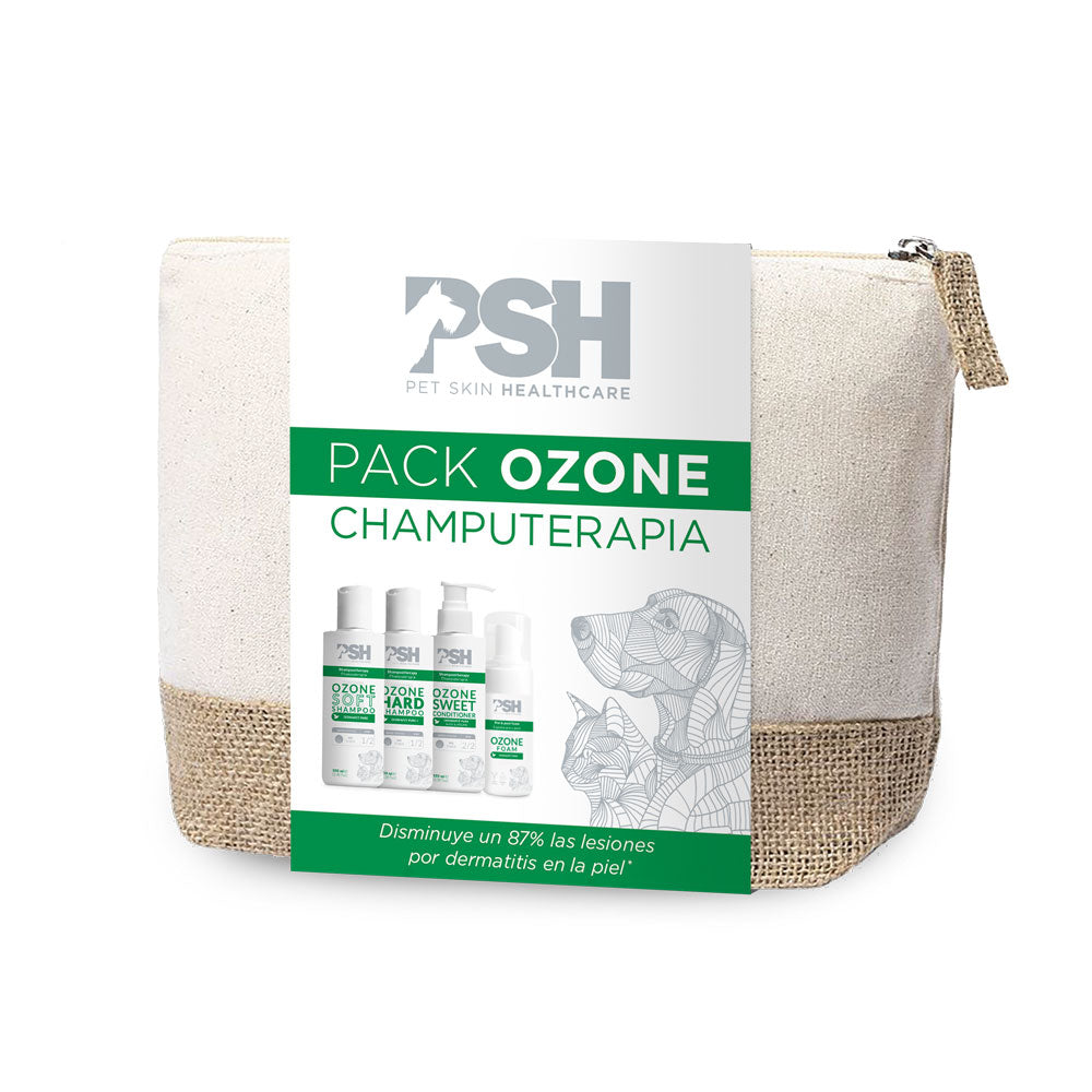 Tratamiento profesional con ozono para pieles sensibles de perros – Pack OZONE PSH