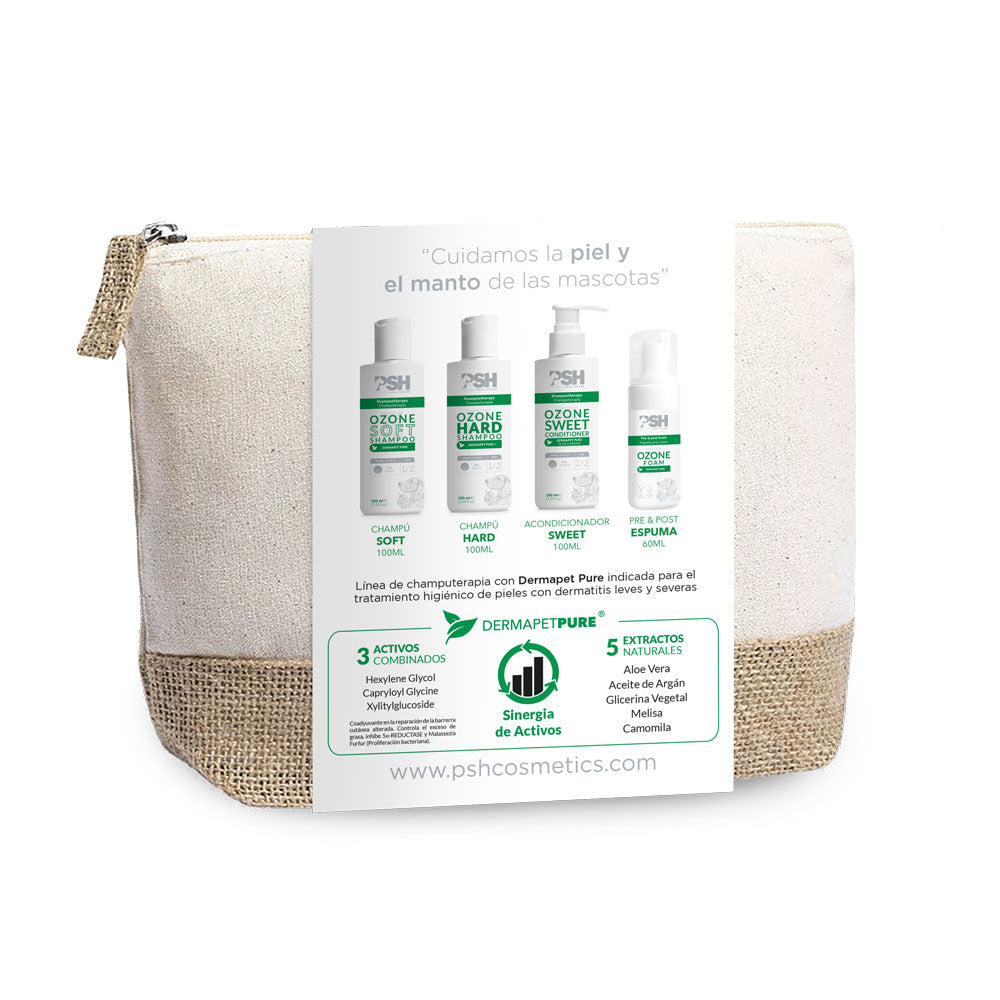 Tratamiento profesional con ozono para pieles sensibles de perros – Pack OZONE PSH