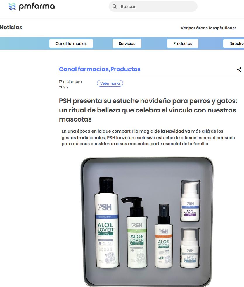 PSH presenta su estuche navideño para perros y gatos: un ritual de belleza que celebra el vínculo con nuestras mascotasEn una época en la que compartir la magia de la Navidad va más allá de los gestos tradicionales, PSH lanza un exclusivo estuche de edición especial pensado para quienes consideran a sus mascotas parte esencial de la familia